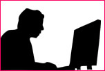 Man at computer